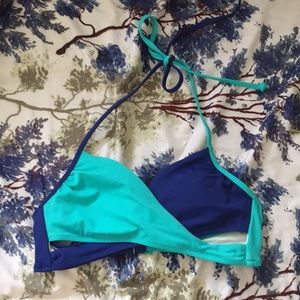 Color Block Bikini Top